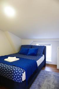 Ένα ή περισσότερα κρεβάτια σε δωμάτιο στο Modern Holiday Apartment in Anklam - Next to City Center