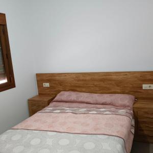 Postel nebo postele na pokoji v ubytování Casa rural Cruz pinta, Murtas, Granada, España