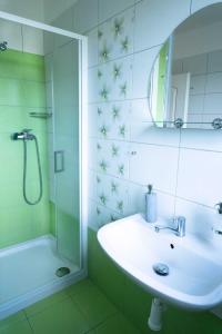 Ένα μπάνιο στο Ubytování Na Hradečku