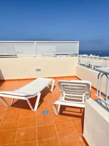 Μπαλκόνι ή βεράντα στο Villa's homes in Playa Arena +45 φωτογραφίες