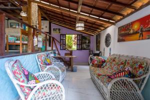 Zona de estar de Pousada Arraial Lua Crescente