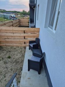 Ruang duduk di Stejarilor Apartment