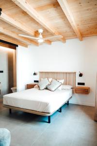 Postel nebo postele na pokoji v ubytování Apartahotel rural El Castillete