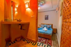 Uma área de estar em Riad Salma Restaurant Spa