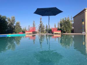 Bazén v ubytování Agafay Olivium nebo v jeho okolí