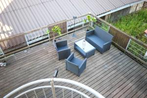 Balkón nebo terasa v ubytování Apartment Zur kleinen Auszeit