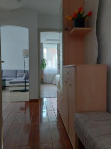 Postel nebo postele na pokoji v ubytování Apartment Ventspils iela 22