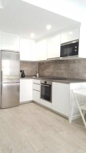 Η κουζίνα ή μικρή κουζίνα στο Apartamento Puerto Blanes