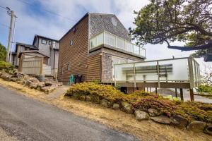 El edificio en el que está la casa vacacional