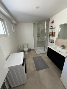 Koupelna v ubytování À Lens comme à la maison