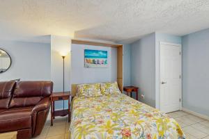 Ένα ή περισσότερα κρεβάτια σε δωμάτιο στο Blissful Beach Retreat C