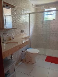 Bilik mandi di Casa em Ibicoara