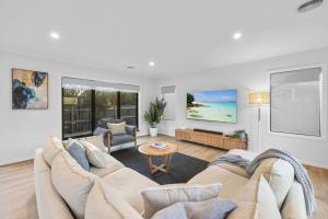 Ruang duduk di Wilcuma Ocean Retreat