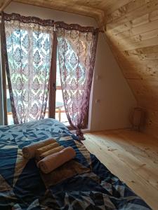 Postel nebo postele na pokoji v ubytování Vila Lenka