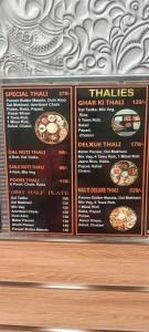 Un certificat, premiu, logo sau alt document afișat la Kanha ji 5 star PG family 12 rooms near lord Krishna temple free pick up service also Activa rent