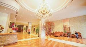 Posezení v ubytování Vienna Hotel Guangdong Zhuhai Mingzhu Station Guozheng