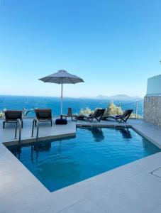 Πισίνα στο ή κοντά στο Nissaki Villas