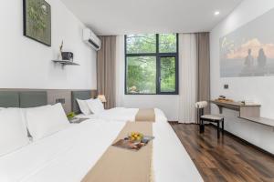 Zona de estar de Wangxian Mountain Retreat B&B-Wangxian Valley Scenic Area