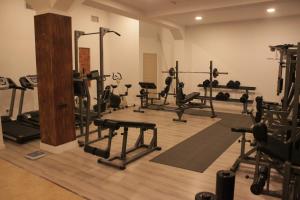 Fitness centrum a/nebo fitness zařízení v ubytování Hotel Pinocchio