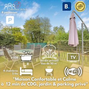 Φωτογραφία από το άλμπουμ του Maison spacieuse avec jardin et parking privé σε Moussy-le-Neuf