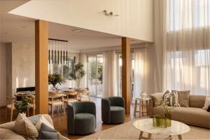 Et opholdsområde på Mount Martha Manor Indoor Pool & Ocean Views