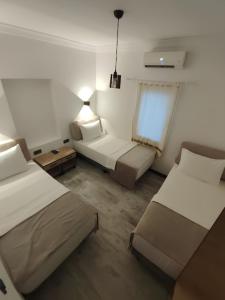 Postel nebo postele na pokoji v ubytování The Professor's Hotel