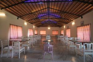Restaurace v ubytování Greenstone Resort Hampi