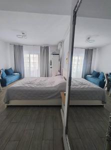 Postel nebo postele na pokoji v ubytování Platinium house