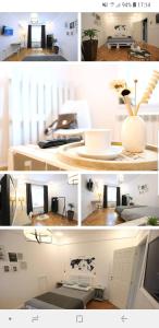 a collage of photos of a living room with at CERONAV CityCenter - DisneyTV!! in Galaţi