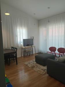 Χώρος καθιστικού στο Apartamento Sonho Sky