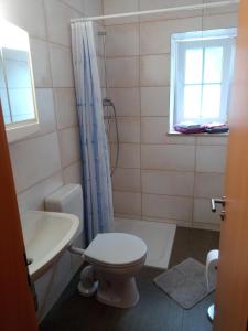 Koupelna v ubytování Ferienwohnung Kuhstall