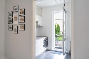 Kuchyň nebo kuchyňský kout v ubytování Apartmán U Prazdroje