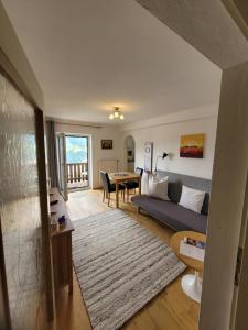 Χώρος καθιστικού στο Ferienwohnung Monika Knoflach