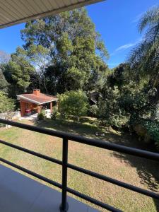 a view from the balcony of a house at Refúgio na Capital in Curitiba