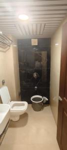 Koupelna v ubytování Hotel Nordijan