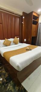 Postel nebo postele na pokoji v ubytování Hotel Nordijan