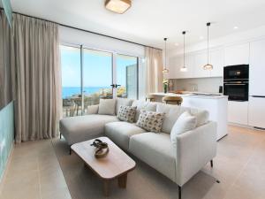 Η κουζίνα ή μικρή κουζίνα στο Apartment Bayviewhill Luxury free Spa & Padle by Interhome