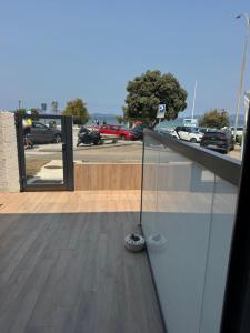 Балкон или терраса в Hostal Montevideo beachfront
