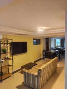 Μια τηλεόραση ή/και κέντρο ψυχαγωγίας στο Pousada Morada Coqueiros +20 φωτογραφίες