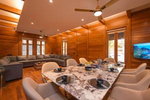 Χώρος καθιστικού στο Nine Oaks