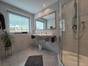 Koupelna v ubytování Appartement Skorpion + 37 fotografií