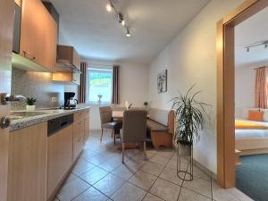 Kuchyň nebo kuchyňský kout v ubytování Appartement Skorpion