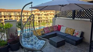 Ban công/sân hiên tại Apartament Vallarta