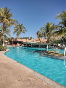 Bazén v ubytování Apartamento para temporada no Nautico flat serve com acesso ao clube Náutico nebo v jeho okolí