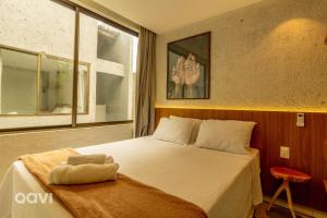 Giường trong phòng chung tại Vila Tamoná em Milagres por Quarto à Vista +244 ảnh