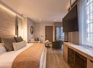Voodi või voodid majutusasutuse Le Parc Hotel, Beyond Stars toas