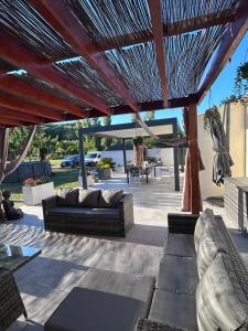 Et opholdsområde på Maison proche de la plage