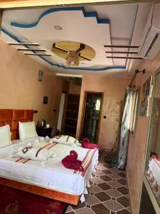 Letto o letti in una camera di Riad Atlas Garden