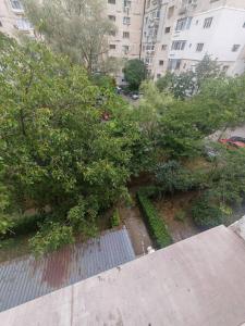 an aerial view of a garden with trees and buildings at Dorobanți Elite Living in Văleni