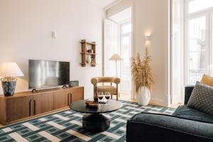 TV a/nebo společenská místnost v ubytování Ando Living - Abrantes 50 House